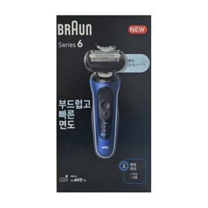 BRAUN 시리즈 6 브라운 전기면도기 62-B1000s 블루