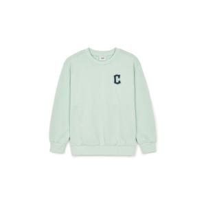 MLB키즈긴팔티 NQK 7AMTMD244-45MTL 다이아 모노그램 아플리케 빅럭스 맨투맨 클리블랜드 가디언스