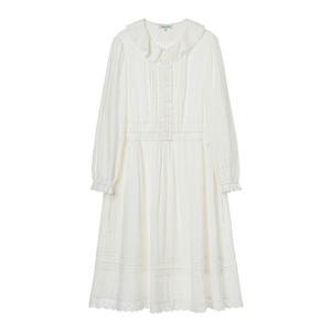 [올리브데올리브]레이스 핀턱 프릴 장식 원피스 OE5AO861