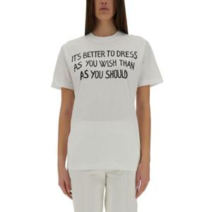 모스키노 반팔 티셔츠 07110541 1001 WHITE