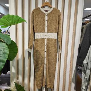 스테파니 HC11 리프배색슬림니트원피스 a25so5106