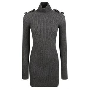 알렉산더 맥퀸 미디 원피스 807656Q1BBP1015 Grey