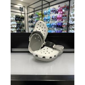 [크록스]MARIO크록스 클래식 터보 클로그 211287-100 화이트 벨크로 고무아웃솔 미끄럼방지