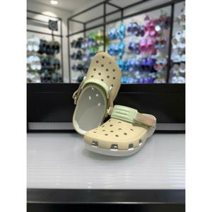 [크록스]MARIO크록스 클래식 터보 클로그 211287-2Y2 본 베이지 벨크로 고무아웃솔 미끄럼방지