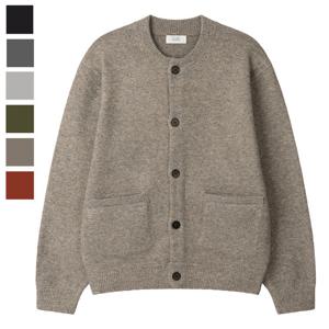 남자 아르테 라운드 포켓 버튼 가디건 SG-CA-Q084-오트밀