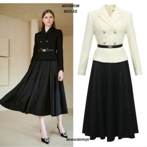 [미니멈]MD 트위드 카라넥 A라인 원피스 MD MXDAWO0400 M_CJ