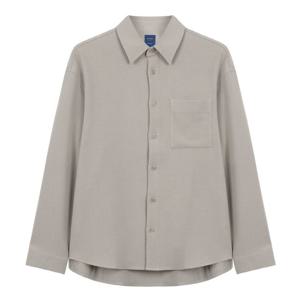 바쏘옴므 오버핏 캐주얼 울라이크 셔츠 (WSX3TT45A)