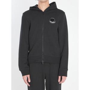 몽클레어 후드 티셔츠 K20918G0002389AZU998 black