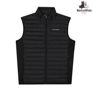 [블랙앤화이트] 남성 패커블 라이트 다운 베스트 1055GXGG_BLACK