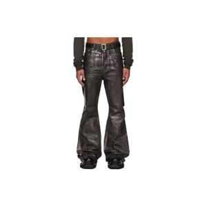 26 SS 릭오웬스 남성 그레이 콘코르디안 볼란 부츠컷 데님 진 252126M186019