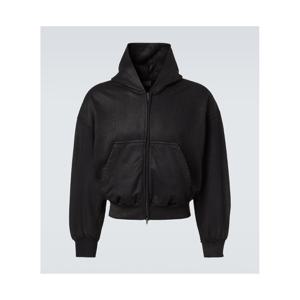 발렌시아가 코튼 저지 집업 후디 P01130582