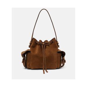 아크네 Multipocket 미니 스웨이드 버킷 백 P01046977