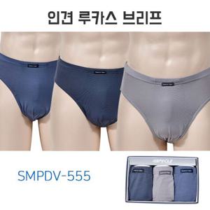 쿨샵 남성 삼각팬티 인견소재 스트라이프팬티 3매