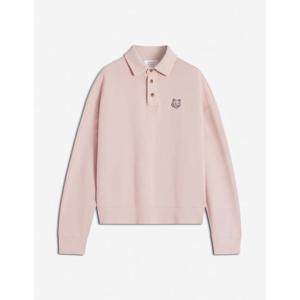 메종키츠네 볼드 폭스 헤드 플리스 오버사이즈 폴로 스웨트셔츠