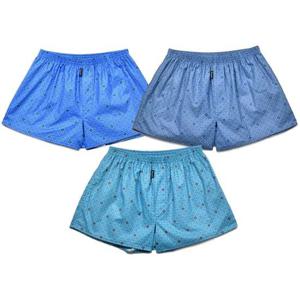 캐주얼한 컬러 순면소재 남성 트렁크 3매 가성비좋은