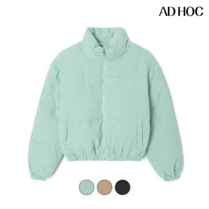 [애드호크]여성 코듀로이 하이넥 웰론 패딩(HBAPA50)