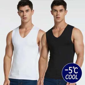 아이스티셔츠 심리스 넓은 아이스 민소매티 ELC-2003