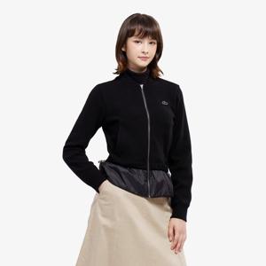 [라코스테공식] 여성 우븐 배색 방풍 집업 가디건 AF811E-55N 031