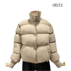 [에이비에프지]니트 레이어드 스타일 숏 패딩 점퍼 APA1HU32A