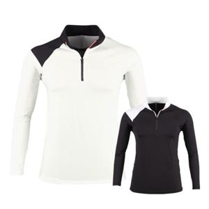 남성 반집업 티셔츠 기능설 긴팔