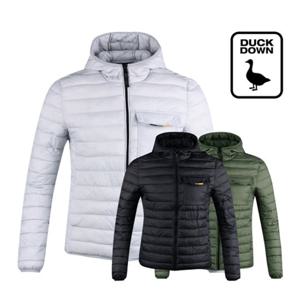 남성 덕다운 웰론 경량 패딩 점퍼