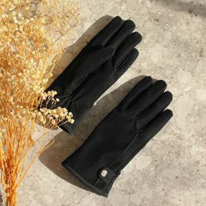 BMW05 여성용 로즈 블랙 터치장갑 기모장갑