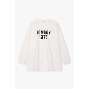 [톰보이]레터링 프린트 슬럽 티셔츠(9176122974)