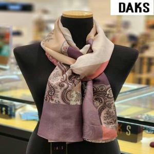 닥스스카프 FKD013 D나염 울실크 롱 스카프