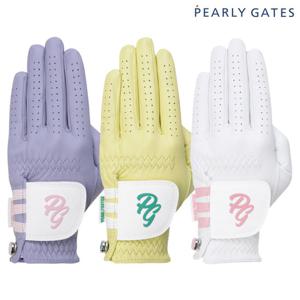 파리게이츠  여성 메탈 스마일 배색 라인 한손 장갑 521F1GV001 BJ