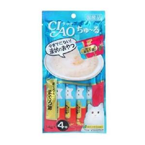 이나바 챠오 츄르 참치 n 참치포 4개입 고양이습식간식 고양이츄르 고양이져키 고양이열빙어 고양이통조림 고양이파우치 고양이트릿 고양이닭가슴살