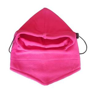 겨울철 폴라포리스 후드넥워머 마스크귀마개 핑크색상 후드넥워머 넥워머 스포츠넥워머 겨울패션 겨울야외패션