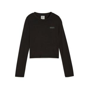 푸마 x 로제 슬립 롱슬리브 티 - 블랙 633805-01 253530