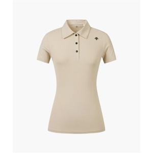 데상트 GOLF 여성 냉감 반팔 집업 티셔츠 (DP22WFTS42) DP22WFTS42_LBGG 280150