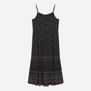 [써스데이아일랜드]레이어드 패턴 보더 믹스 원피스 T256MOP152W