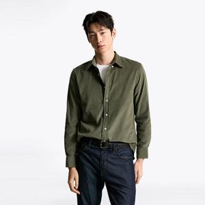 [공식][타미힐피거] [Asian regular fit] 솔리드 코듀로이 셔츠 (T12F7WSH120MT2PLI)