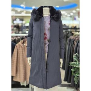 포라리 세이브존05 겨울 안감 토끼털 구스 코트 점퍼 LB4S203