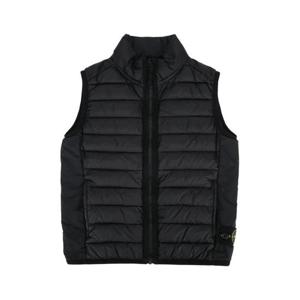 스톤아일랜드 키즈 키즈 블랙 패딩 조끼 G10000224 V0029