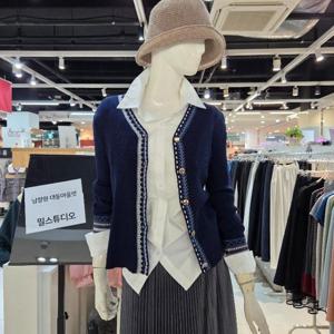 밀스튜디오 DP02 브이넥니트가디건 LS2CDS100