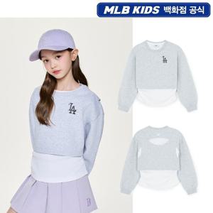 [[MLB KIDS]스트릿 걸즈 레이어드 맨투맨(7FMTB0761)