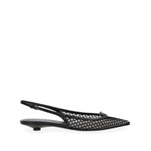 발렌티노 가라바니 여성 블랙 플랫 샌들 4W0S0IY1TKJ0NO