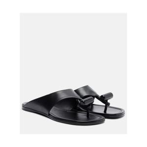 로에베 Toggle 레더 통 샌들 P01118182