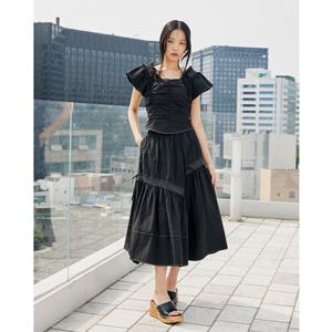 [에고이스트] ER3WB763 ER3WS763 블라우스 롱 스커트 2종 세트 코디 (25년 가을) ER3WB763