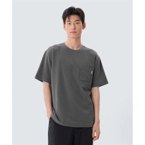 스노우피크 SNOWPEAK APPAREL 베이직 포켓 반팔 티셔츠 (S25MMFTS19) Dark Gray S25MMFTS19DG 337745