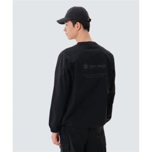 스노우피크 SNOWPEAK APPAREL 루트 우븐 패치 맨투맨 (S25MMRHT60) Black S25MMRHT60BK 337695