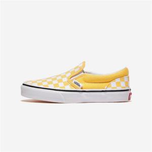 반스 클래식 슬립-온 - 컬러 띠어리 체커보드 바나나 크림 COLOR THEORY CHECKERBOARD BANANA CREAM VN000D0JP1T 338793 (VN000D0JP1T)