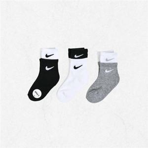 나이키 더블 웰트 앵클 삭스 양말 3PK 4-7세 A253SO484P 2531477