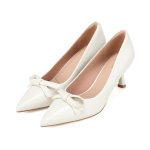 [바바라] 바바라 양가죽 리본장식 펌프스 BBJ221IV 113692