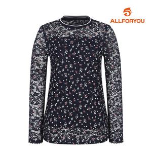 [올포유] 여성 레이스 잔꽃 티블라우스 ALTRM3146-915