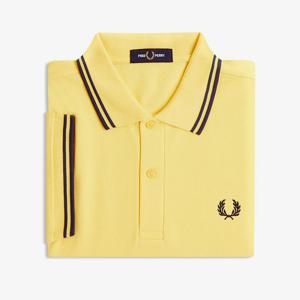 [공식][M3600] 트윈 팁 프레드페리 셔츠 - 레몬발리/테니스블루 AFPM2613600-06B