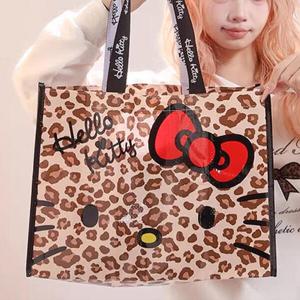 아트박스/키즈키즈 헬로키티 호피 타포린백 브라운(H105657)